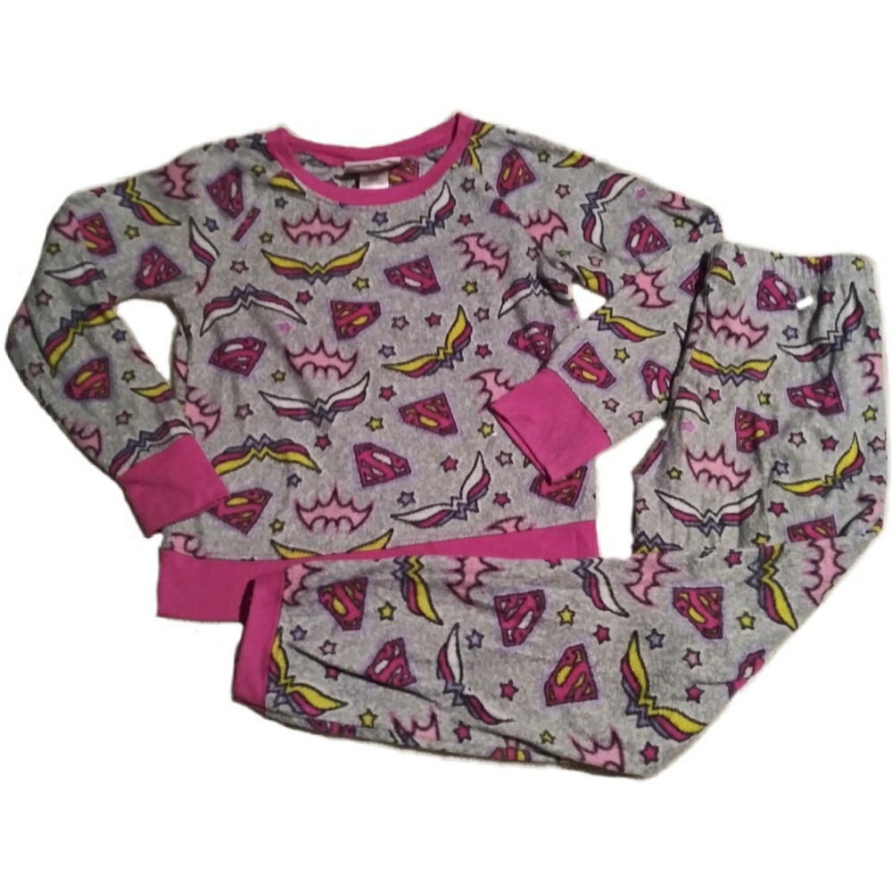 DC Superhero Girls pajama set size Medium